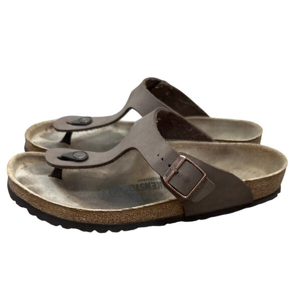 Birkenstock Gizeh Slip On Sandals Brown Size 42 US L11 M9 - Picture 2 of 6